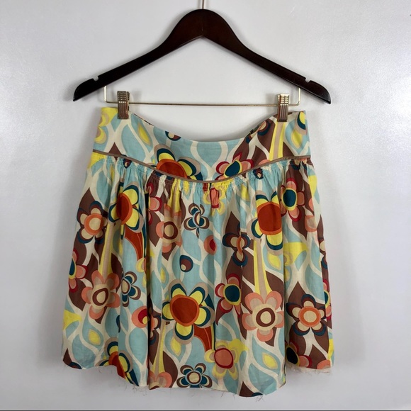 MINT Brand BOHO Skirt Drop Waist Pockets Sz 6 - Picture 4 of 8